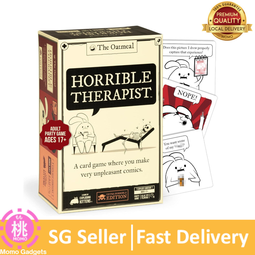 Horrible Therapist Card Game - Family-Friendly Comedy Board Game for All Ages, Unisex, Fast Delivery by MomoGadget