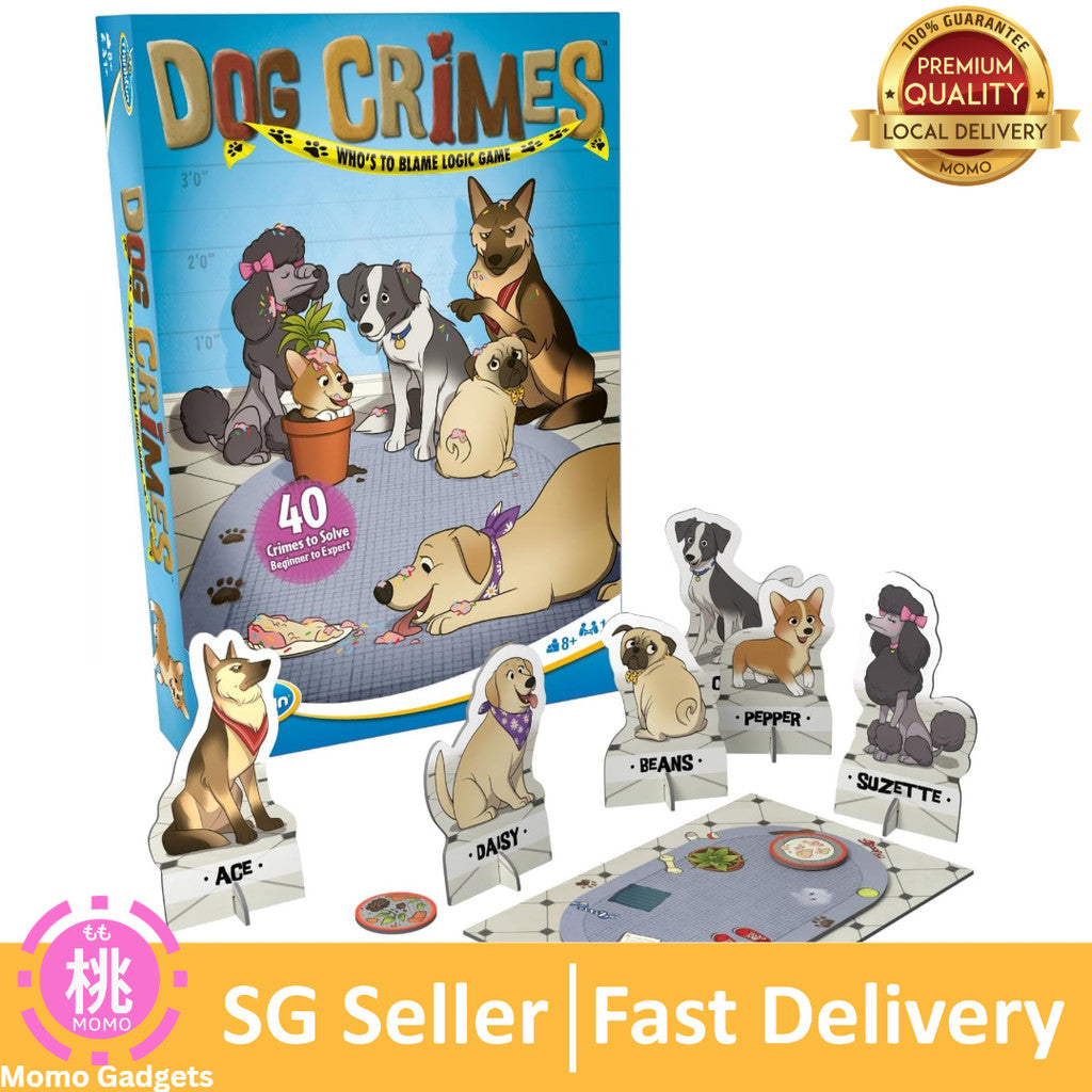 ThinkFun Dog Crimes Logic Game - Engaging Brainteaser for Kids and Adults | Suitable for Ages 8 and Up