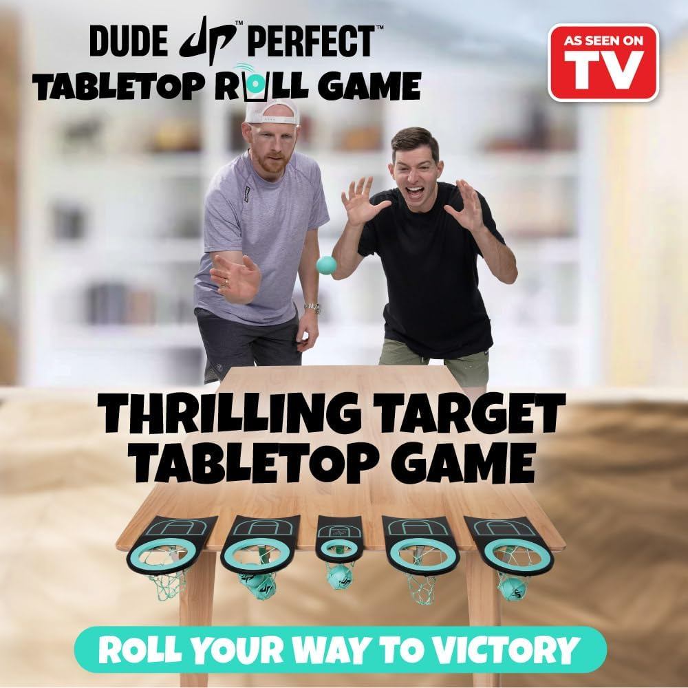 Tabletop Roll Set | Indoor & Outdoor Games, Perfect Fun for Family Game Night, Kids & Adults | Ages 4+ & 6+