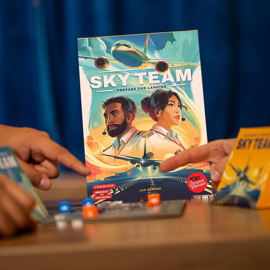Sky Team: Strategic Airplane Simulation Board Game - Family Fun Strategy Game for Ages 8+ | SG Seller | Fast Delivery