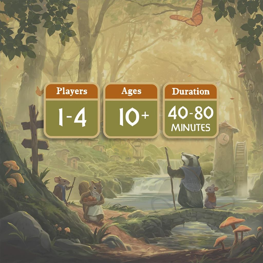 Everdell Fantasy Board Game - Family Strategy & Strategy Board Game for Ages 12+ | 1-4 Player Game