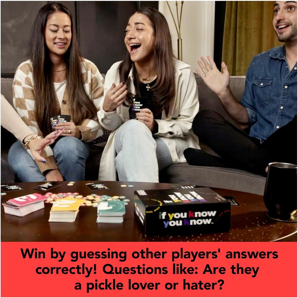 Spin Master Games, If You Know You Know IYKYK Card Game, Adult Party Game for Bachelorette Parties