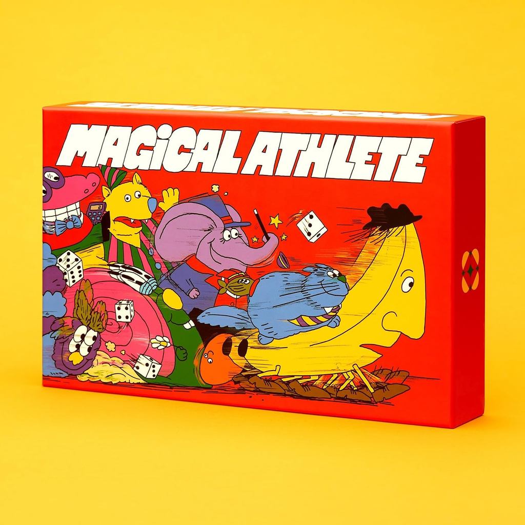 Magical Athlete Family Strategy Game - Family-Friendly Board Game for 6+ Ages, Unisex, Fast Delivery