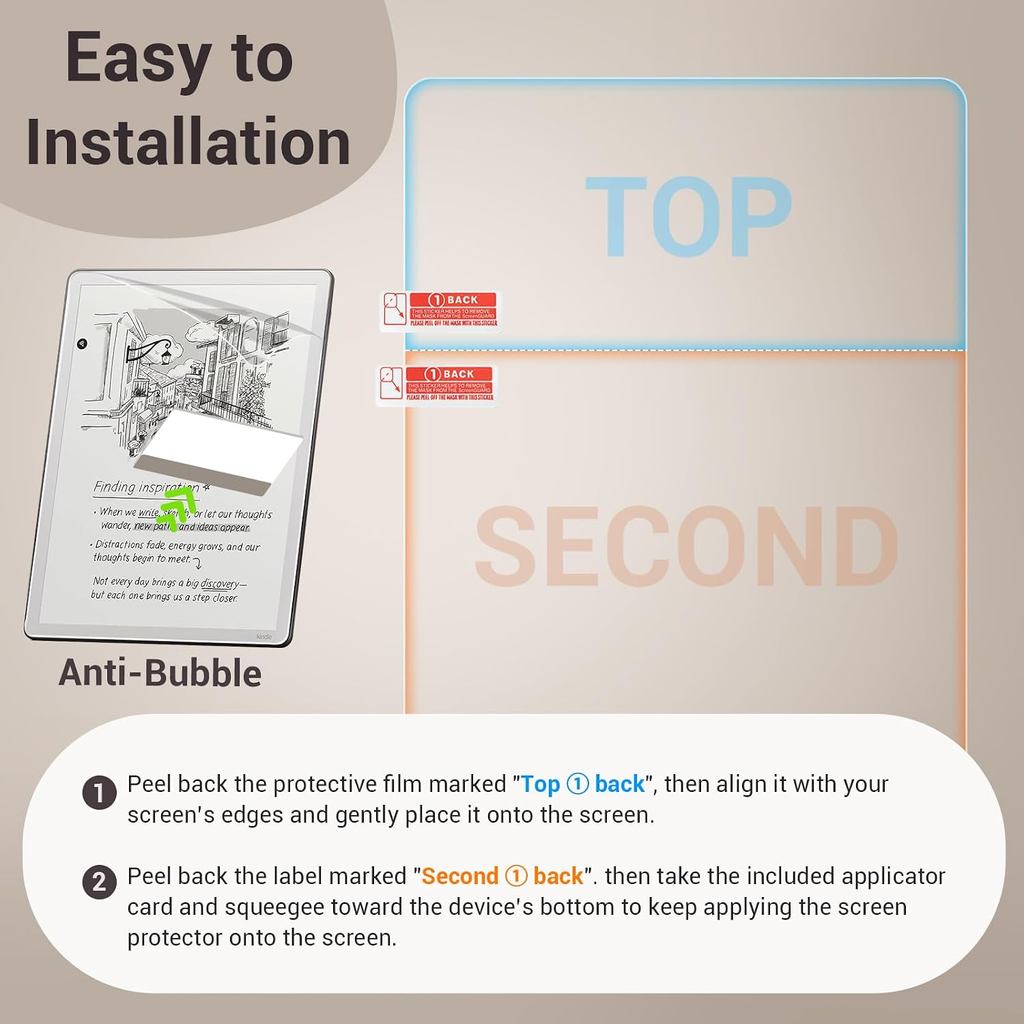 Anti-Glare Matte Screen Protector for 11" Kindle Scribe 3rd Generation 2025, Kindle Scribe Colorsoft