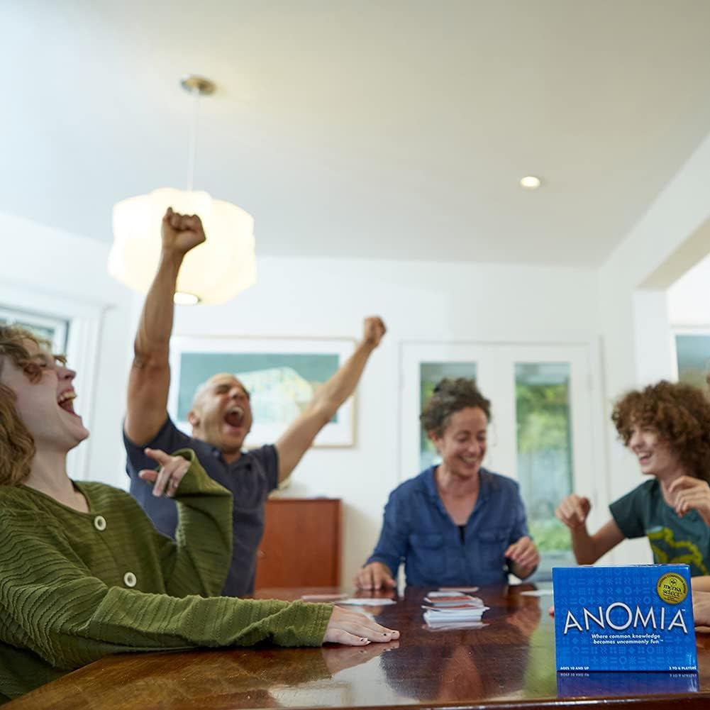 Anomia Strategy Card Game - Family Fun Brain Teaser for Ages 10 and Up, Unisex, Fast Delivery