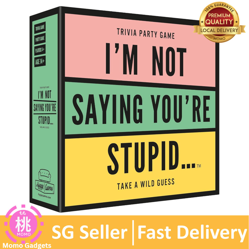 I'm Not Saying You're Stupid Trivia Party Game Players 4+ ， Age 14+