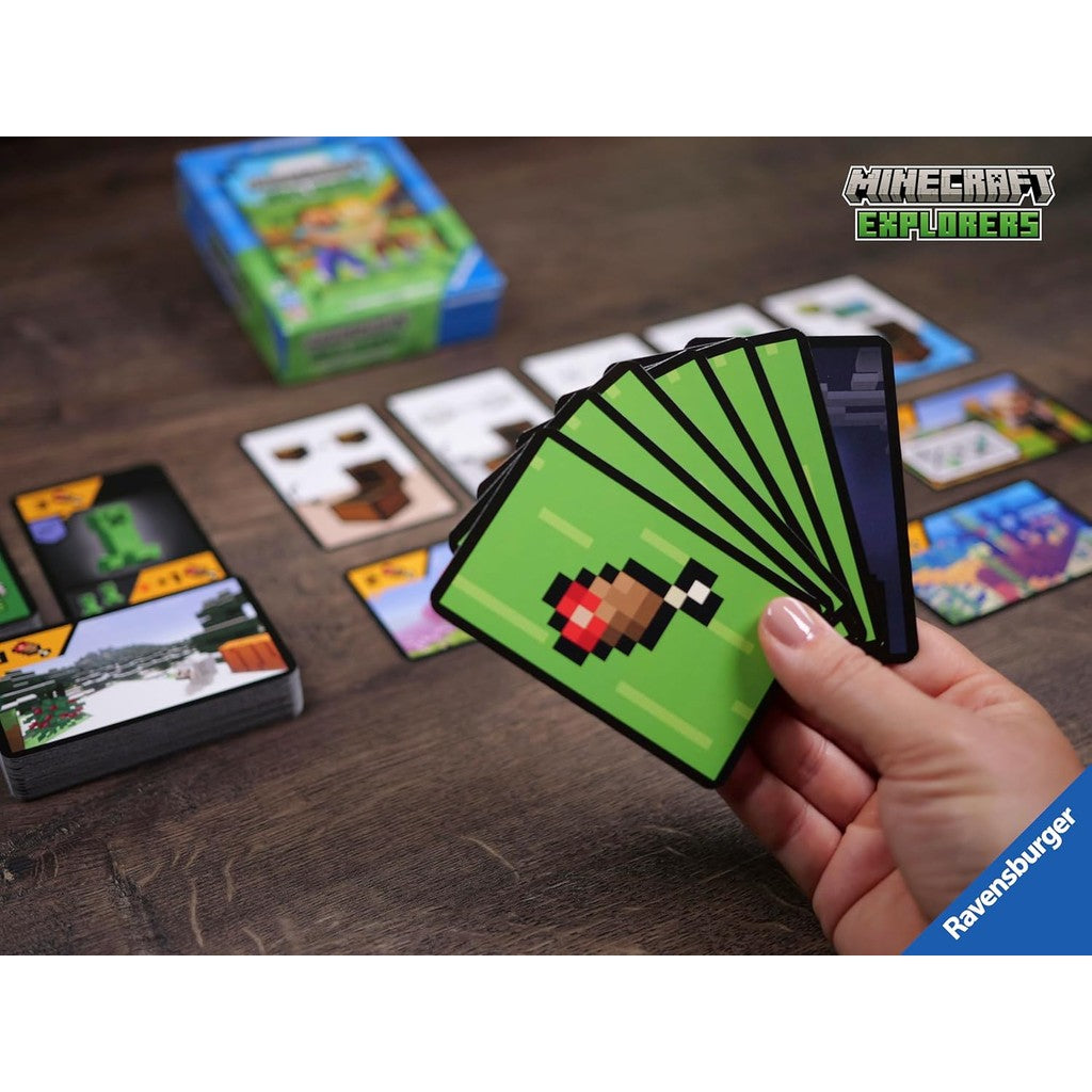 Ravensburger 21580 Minecraft Explorers - Cooperative Card Game for 2-4 People Ages 8 and up