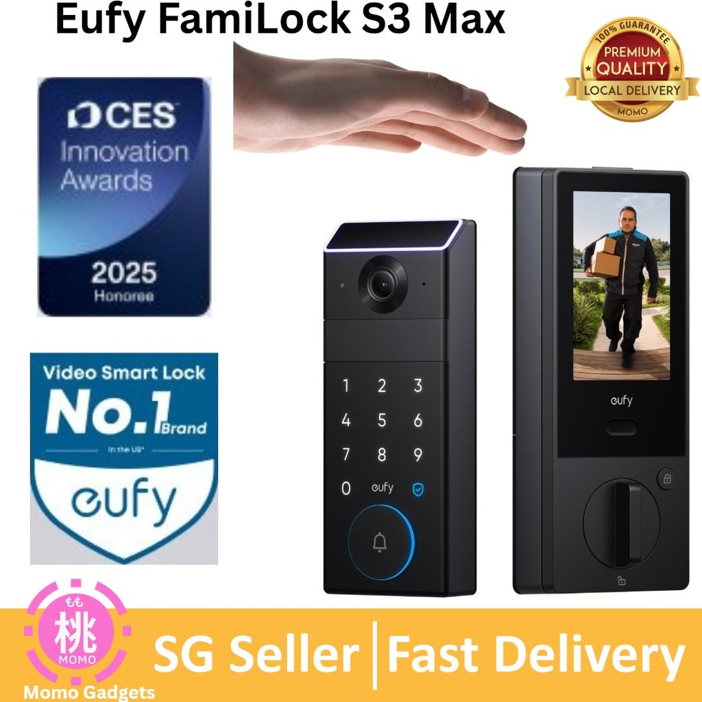 eufy Security Smart Lock FamiLock S3 Max with Palm Vein Recognition