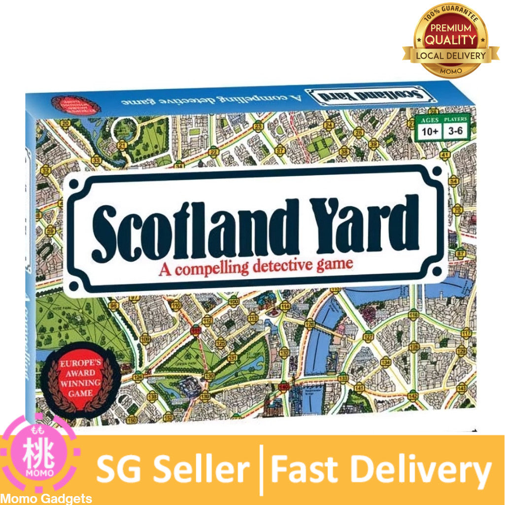 Scotland Yard Detective Board Game - Family Strategy Puzzle (3-6 Players, 10+)
