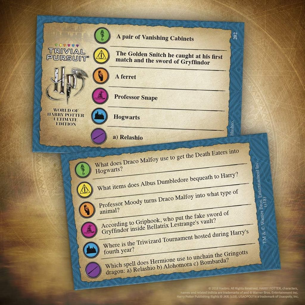 Trivial PURSUIT World of Harry Potter Ultimate Edition | TRIVIA Board Game Based on Harry Potter Films