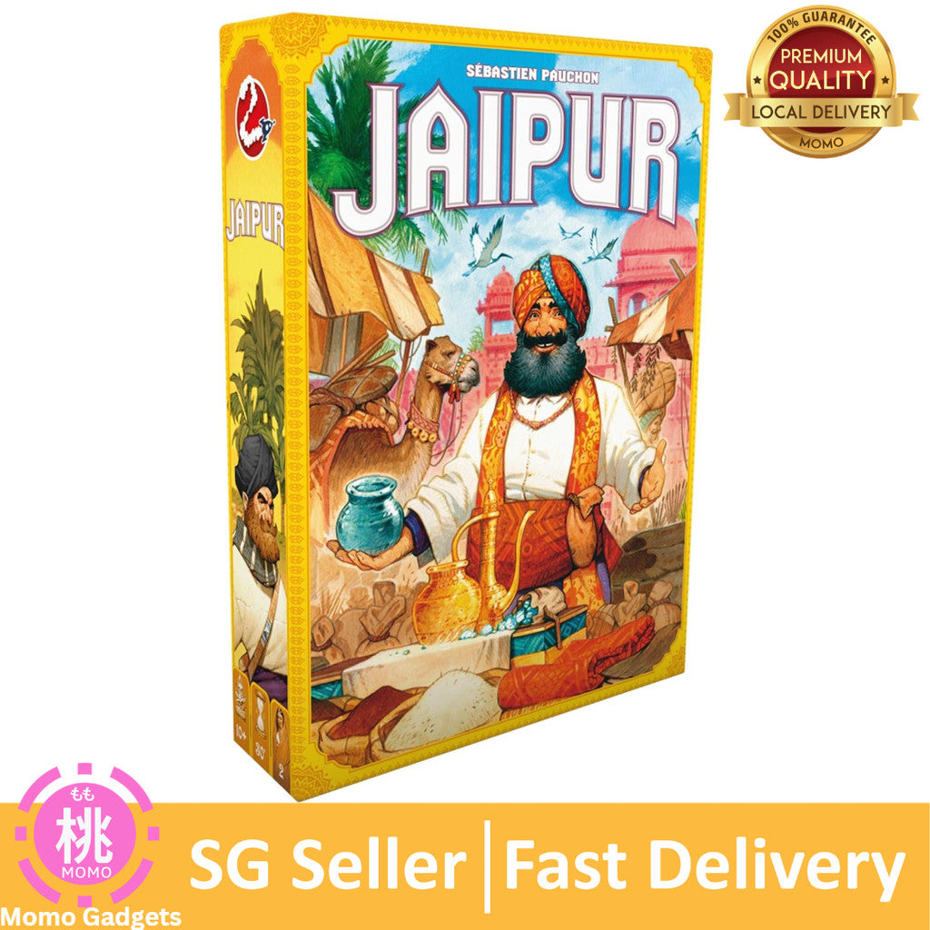 Asmodee Jaipur 2-Player Trading Card Strategy Game, Ages 10+