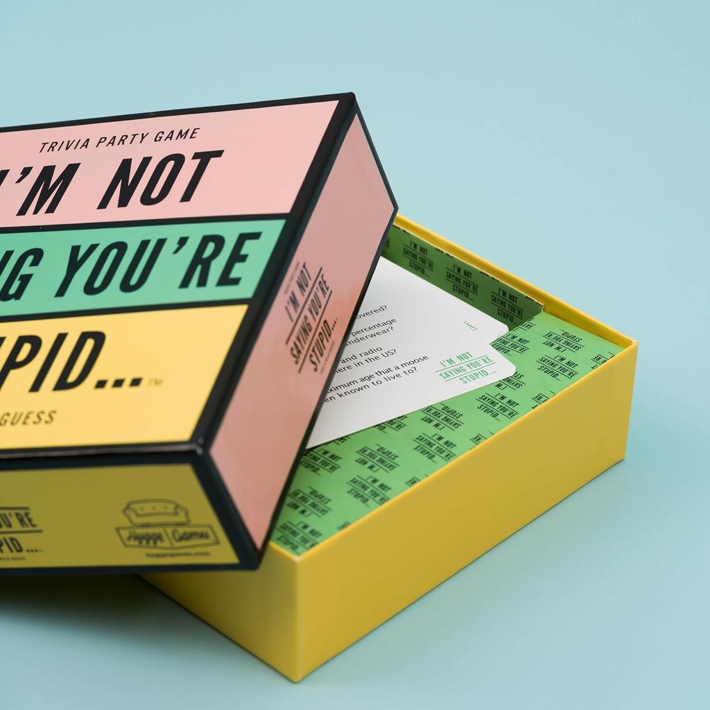 I'm Not Saying You're Stupid Trivia Party Game Players 4+ ， Age 14+