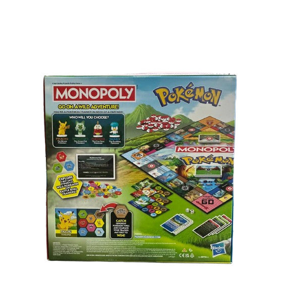 Monopoly Pokemon Edition Board Game | Ages 8 and Up | 2 to 4 Players | Kids Games for Pokémon Fans