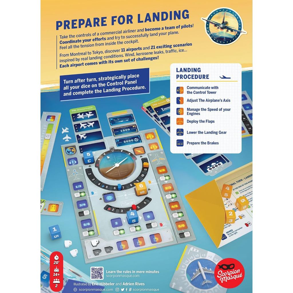Sky Team: Strategic Airplane Simulation Board Game - Family Fun Strategy Game for Ages 8+ | SG Seller | Fast Delivery