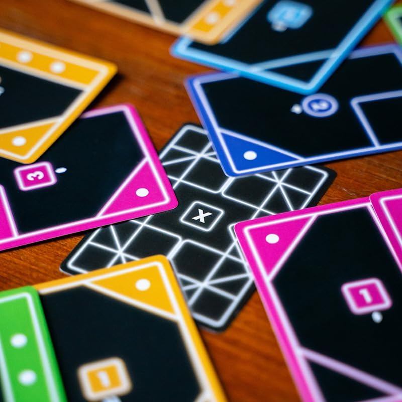 TACTA Card Game, Where Every Card Counts, Fast-Paced Strategic Shape Matching Party Game