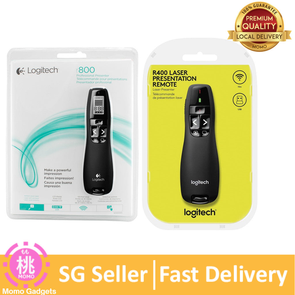Logitech Wireless Presenter R800 / R400  PowerPoint Clicker