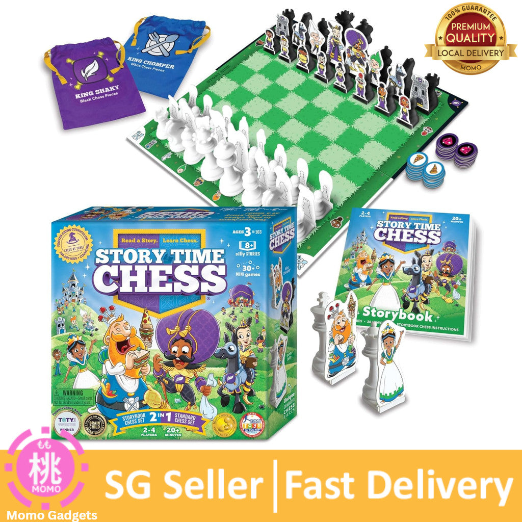 Story Time Chess - Chess Sets for Kids, Kids Chess Set, Chess Game Toddlers, Learning Games for Kids
