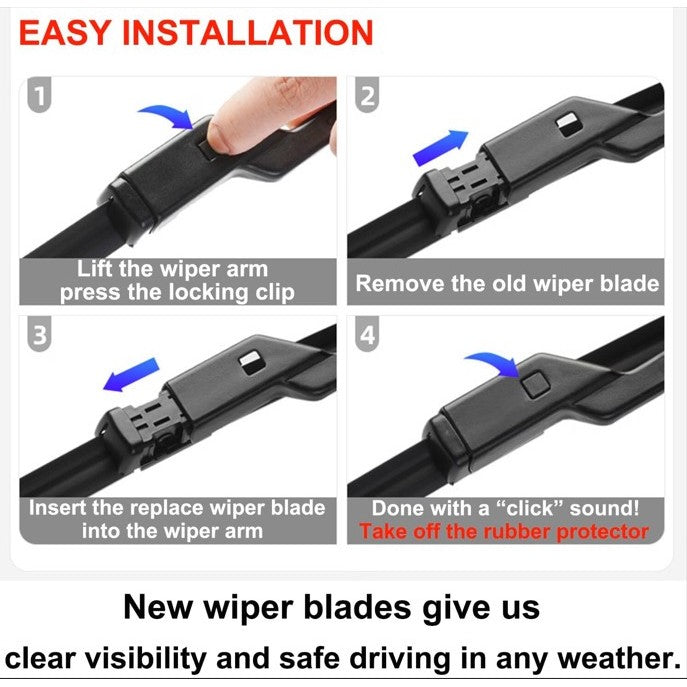 BOSCH SmartFit Wiper Blades for Tesla model Y and Model 3- Set of 2