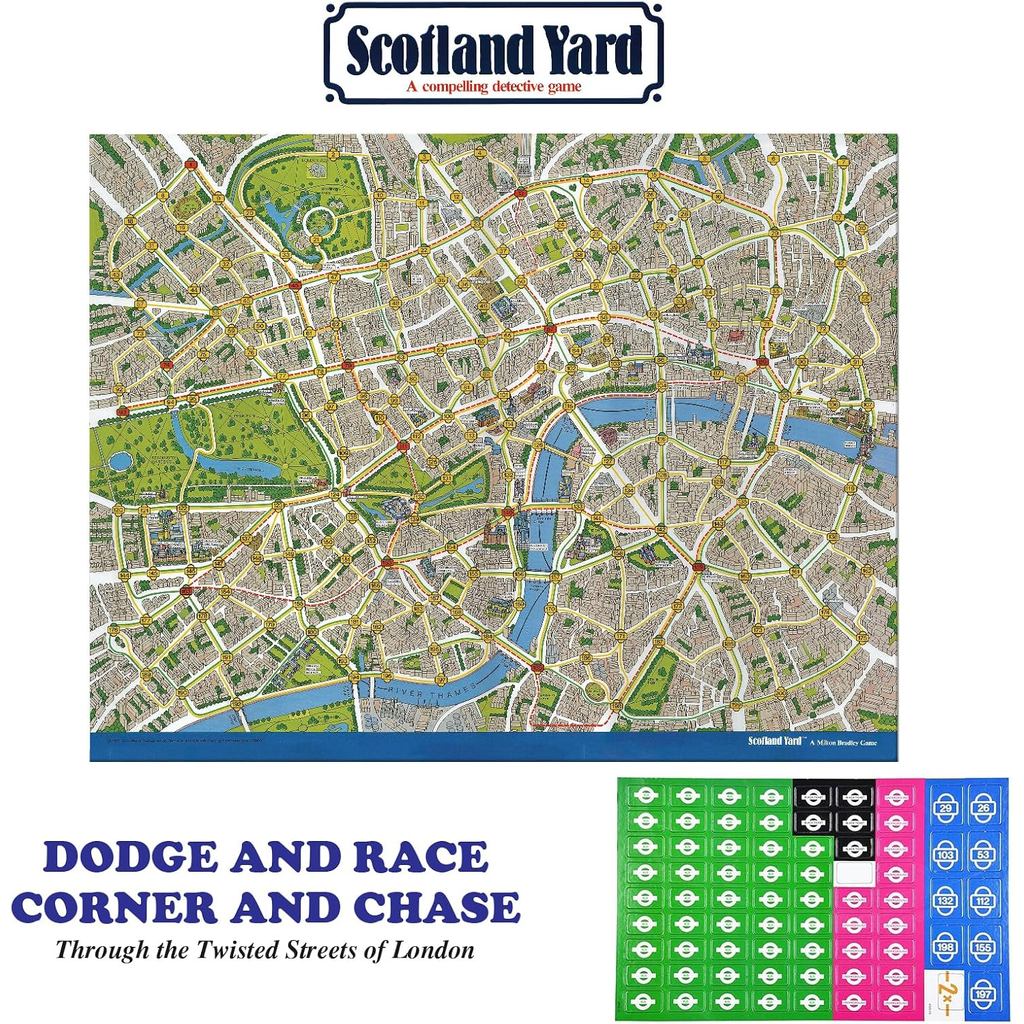 Scotland Yard Detective Board Game - Family Strategy Puzzle (3-6 Players, 10+)