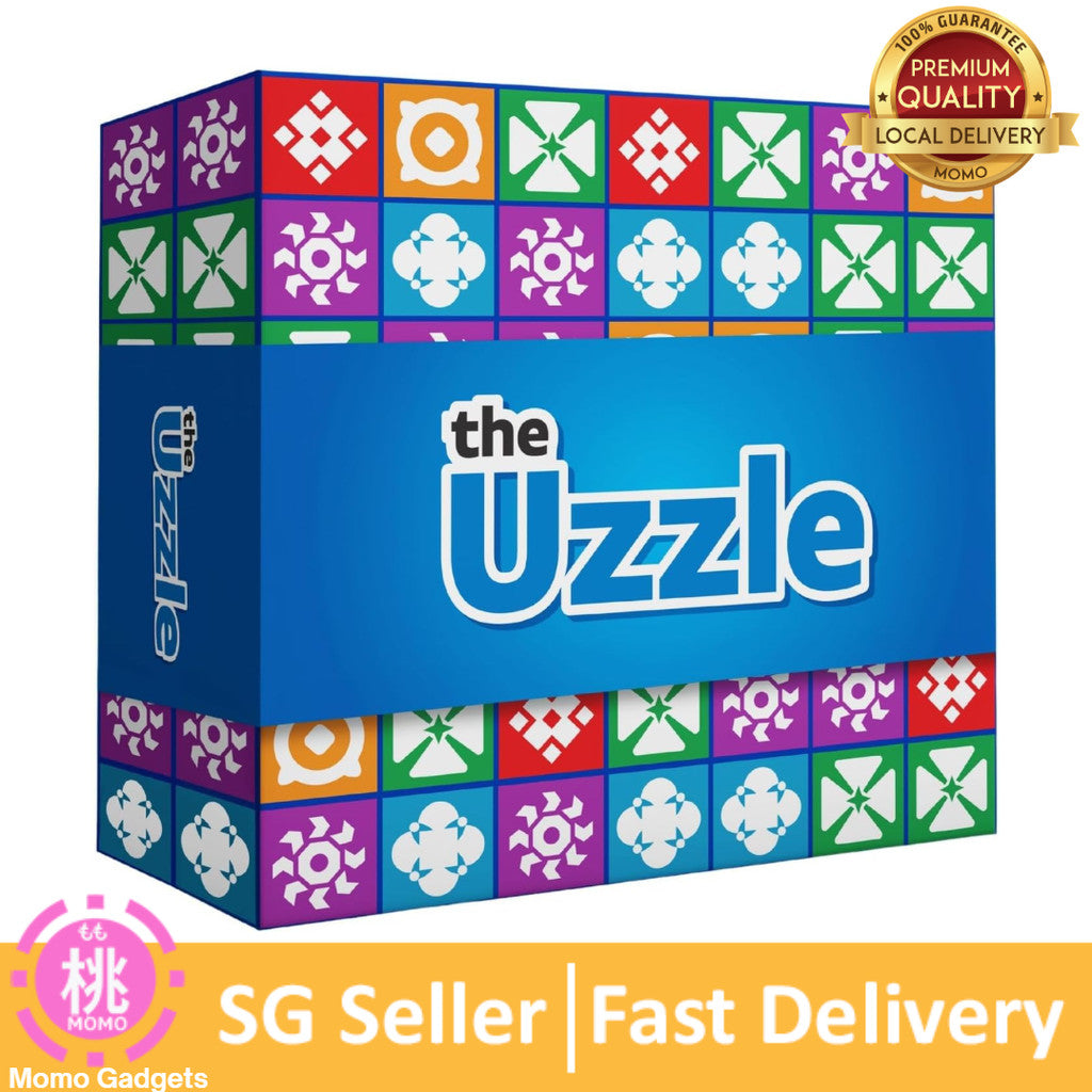 The Uzzle 3.0 Board Game, Family Board Games for Children & Adults, Block Puzzle Games for Ages 4+