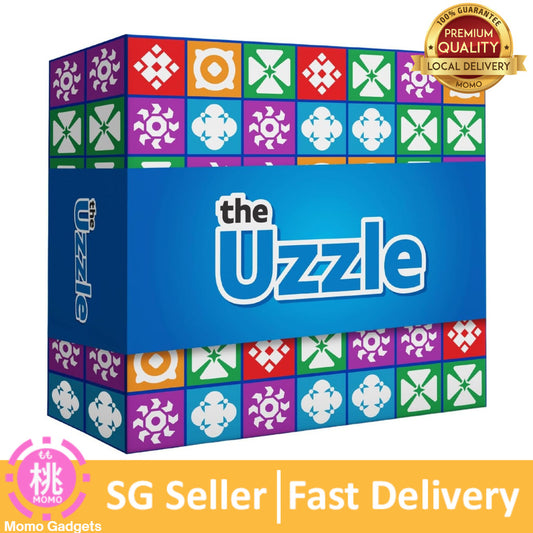 The Uzzle 3.0 Board Game, Family Board Games for Children & Adults, Block Puzzle Games for Ages 4+