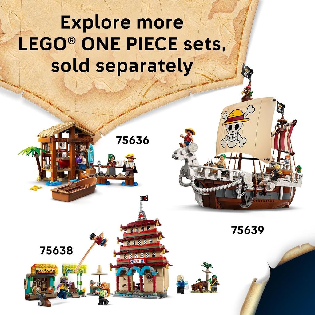 LEGO ONE PIECE Buggy the Clown’s Circus Tent Building Blocks - Creative Building Toy for Boys & Girls, 8+ 75637