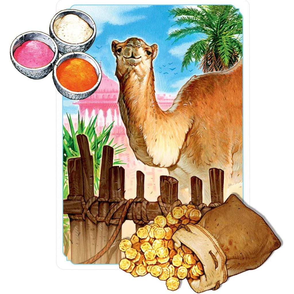 Asmodee Jaipur 2-Player Trading Card Strategy Game, Ages 10+