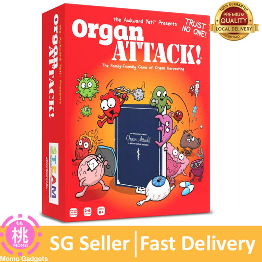 Organ Attack Family Strategy Card Game - Fast Delivery, Unisex, 8 Years & Above