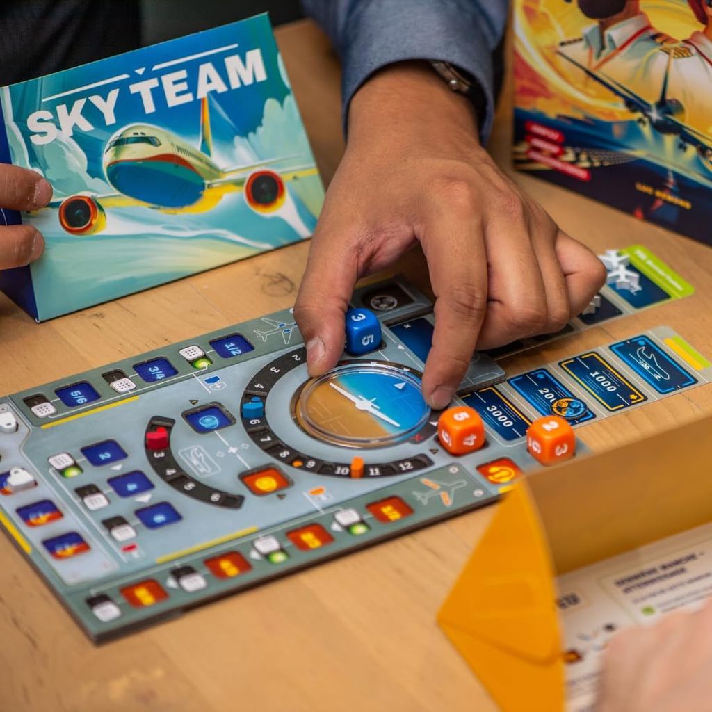 Sky Team: Strategic Airplane Simulation Board Game - Family Fun Strategy Game for Ages 8+ | SG Seller | Fast Delivery
