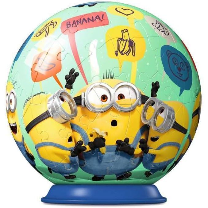 Ravensburger Minions 2 The Rise of Gru 3D Jigsaw Puzzle Ball for Kids Age 6 Years Up - 72 Pieces