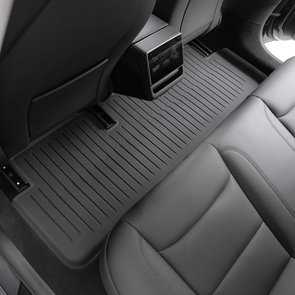 Floor Mats for 2024 2025 2026 SG Tesla Model 3 Highland 8 PCS Floor Cargo Liners Full Set All Weather TPE