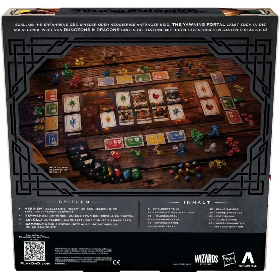 Avalon Hill - The Yawning Portal: Dungeons & Dragons Board Game - Fantasy Adventure - Ages 12+ - 2-4 Players