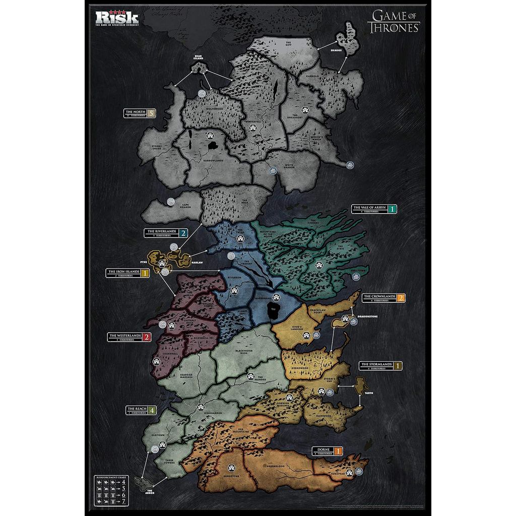 Risk Themed Game of Thrones Strategy Board Game |for Game of Thrones Fans