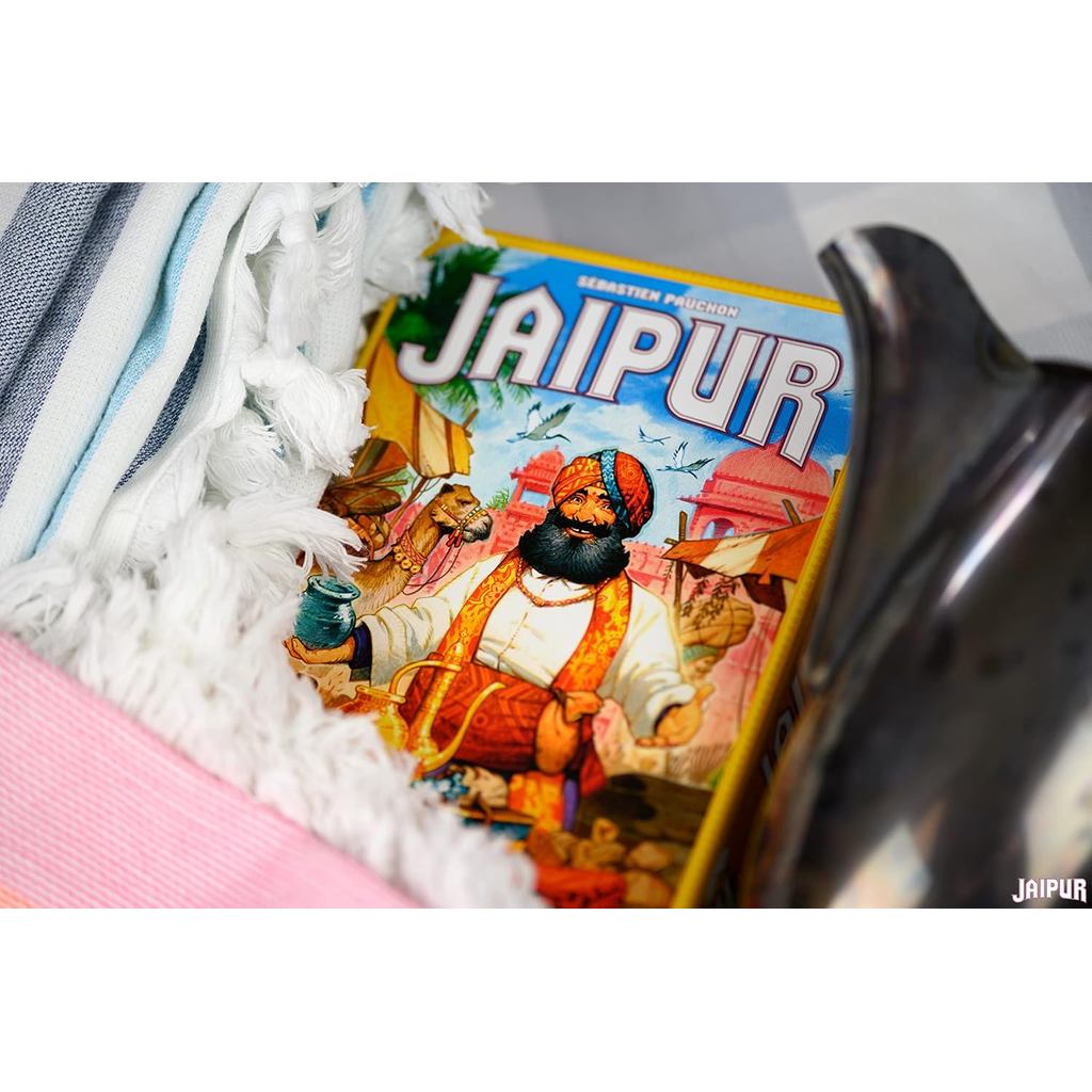 Asmodee Jaipur 2-Player Trading Card Strategy Game, Ages 10+