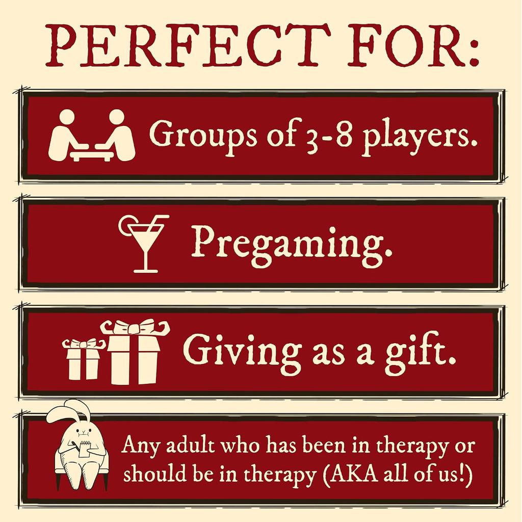 Horrible Therapist Card Game - Family-Friendly Comedy Board Game for All Ages, Unisex, Fast Delivery by MomoGadget
