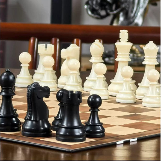 Seipting High-End International Chess Set for Competition and Training, foldable board-solid wood