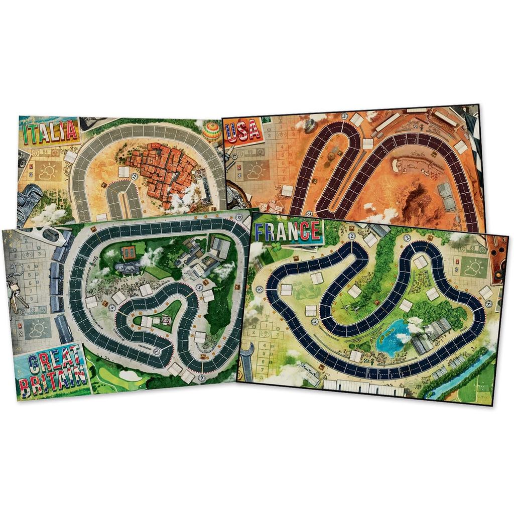 Asmodee HEAT: Pedal to the Metal Board Game-Intense Car Racing and Strategy Game,Fun Family Game Ages 10+