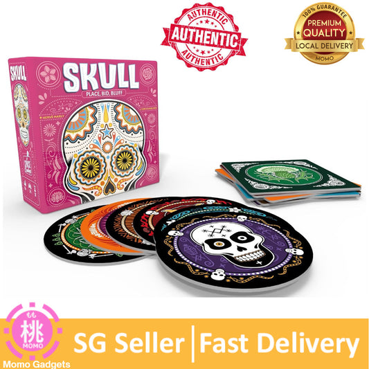 Skull Party Game | Bluffing Game|Fun Game for Game Night|Family Board Game for Adults and Teens|Ages 13+|3-6 Players