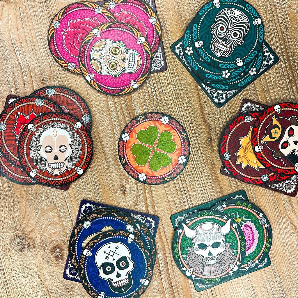 Skull Party Game | Bluffing Game|Fun Game for Game Night|Family Board Game for Adults and Teens|Ages 13+|3-6 Players