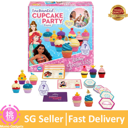 Wonder Forge Disney Princess Enchanted Cupcake Party Game - Exciting Matching Game | Fun for Kids & Adults