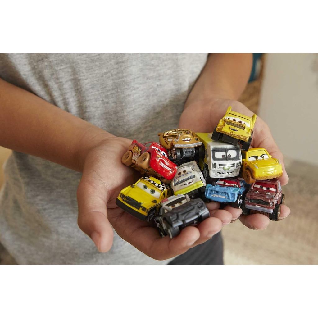 Mattel Disney Pixar Cars Mini Racers 10 Pack of Collectible Toy Vehicles for Kids & Collectors Ages 3 Years Old & Up