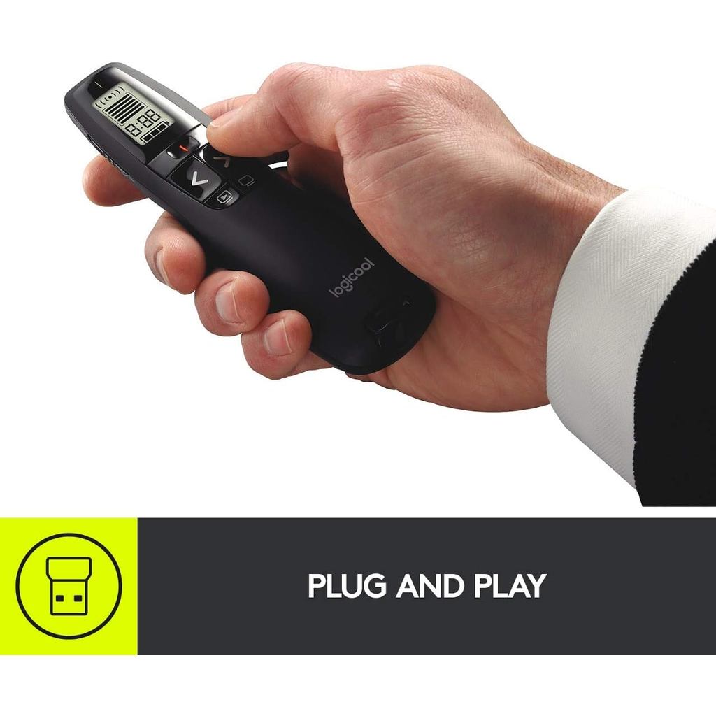 Logitech Wireless Presenter R800 / R400  PowerPoint Clicker