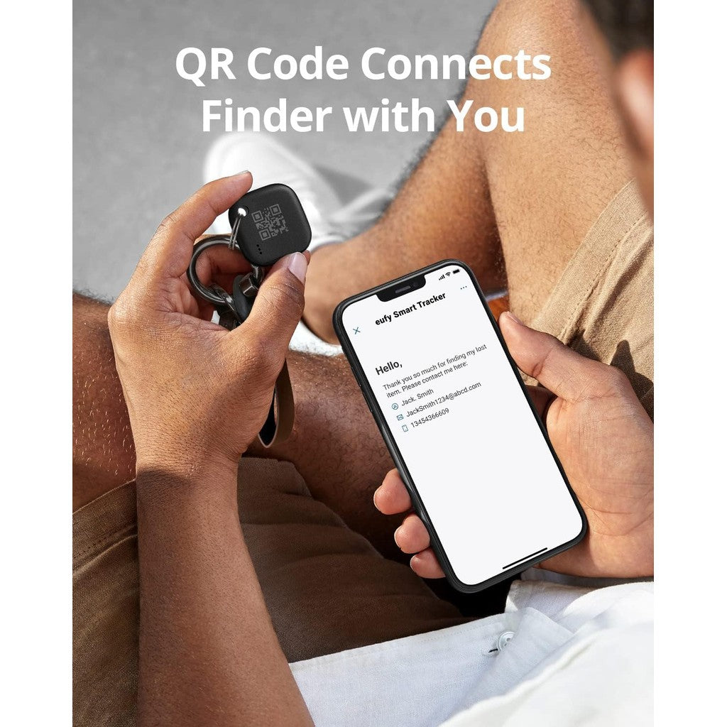 eufy Security by Anker SmartTrack Link (Black, 1-Pack), Android not Supported, Works with Apple Find My (iOS only)