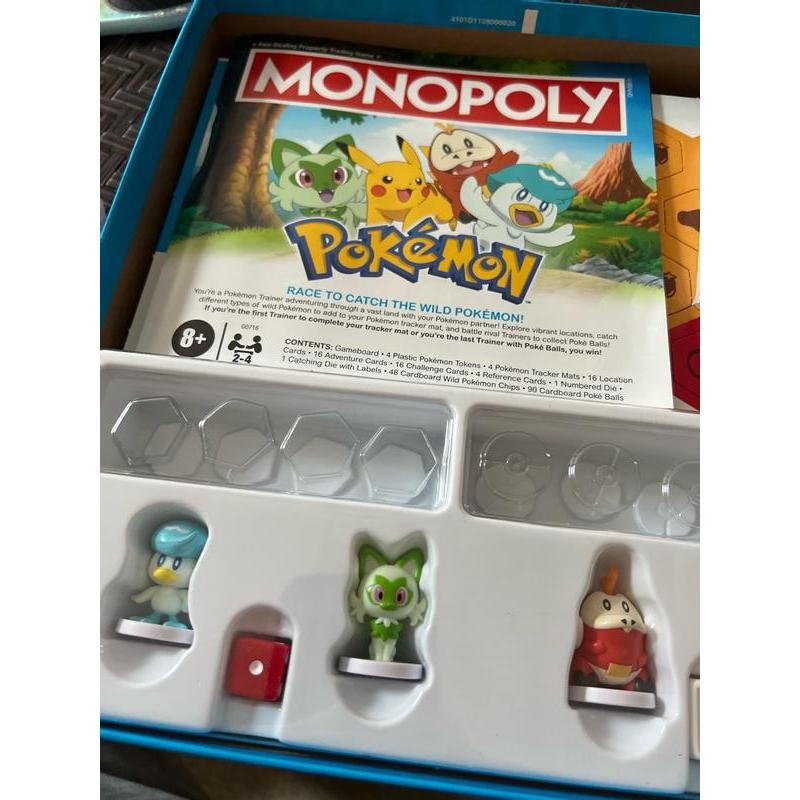 Monopoly Pokemon Edition Board Game | Ages 8 and Up | 2 to 4 Players | Kids Games for Pokémon Fans
