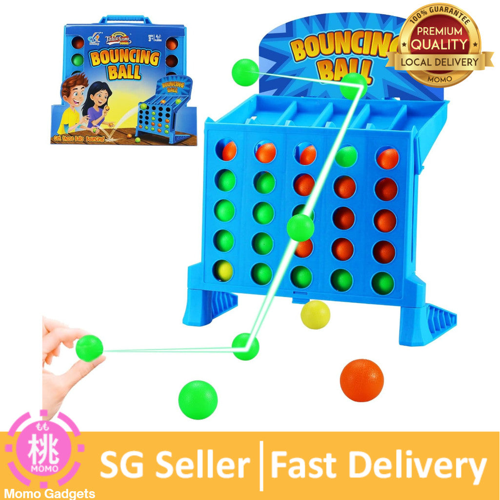 Bounce Ball Linking Shots Game Suitable for Connect, 4 in a Row Parent-Child Interaction Board Game