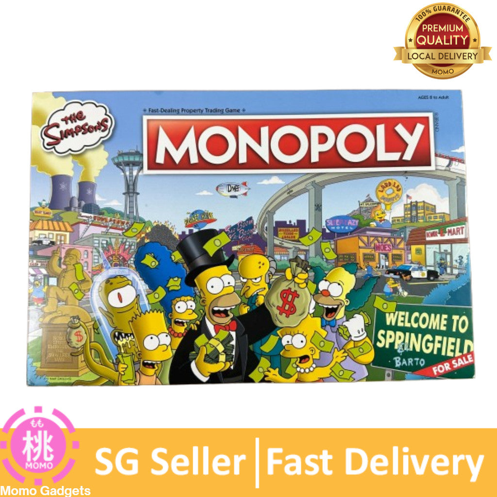 Monopoly The Simpsons Board Game | Based on Fox Series The Simpsons | Collectible Simpsons Merchandise