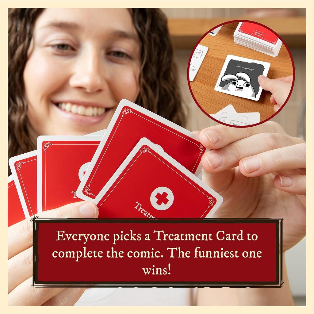 Horrible Therapist Card Game - Family-Friendly Comedy Board Game for All Ages, Unisex, Fast Delivery by MomoGadget