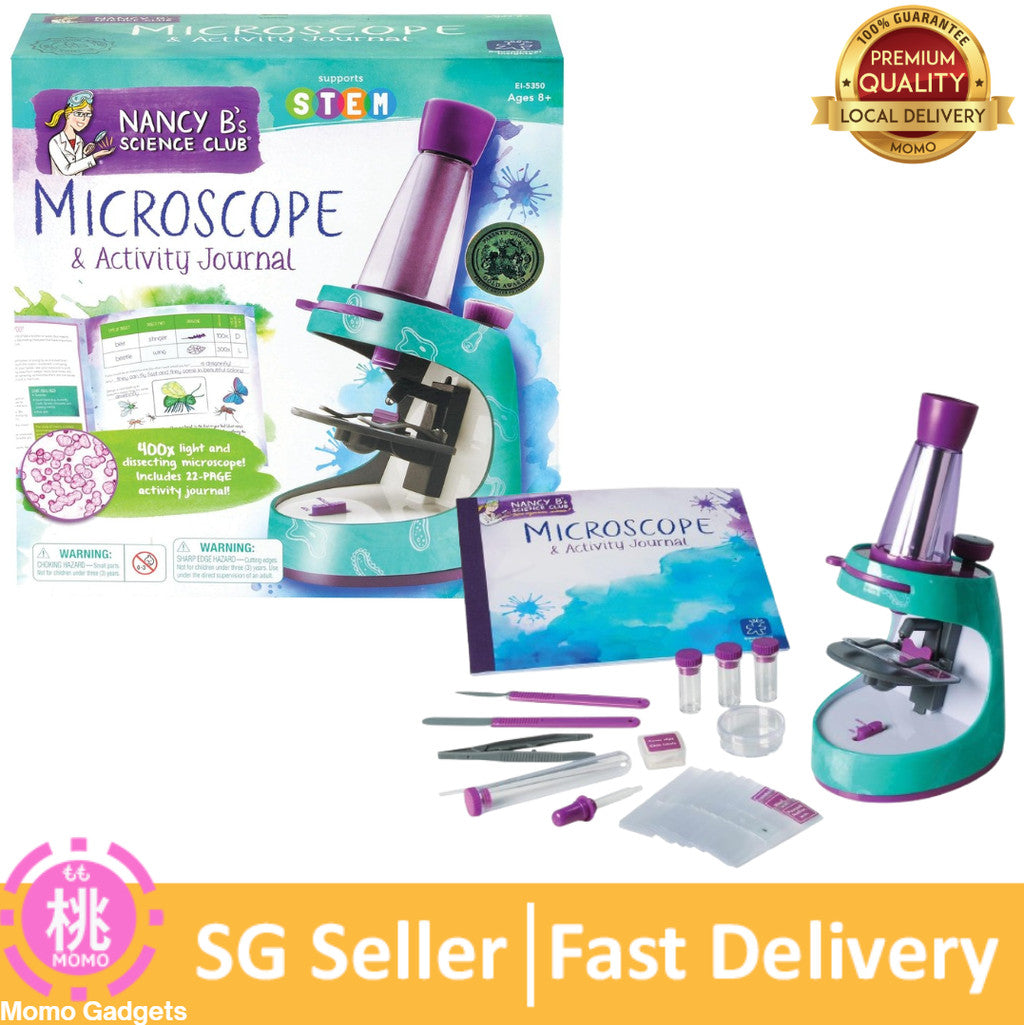 Educational Insights Nancy B's Science Club Microscope for Kids, Gift for Boys & Girls, Ages 8-12