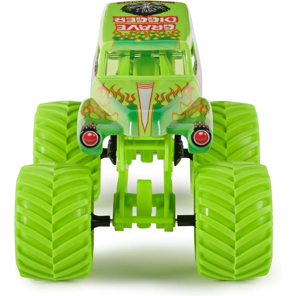 Monster Jam, Official Grave Digger Monster Truck, Collector Die-Cast Vehicle, 1:24 Scale, Ages 3 and up