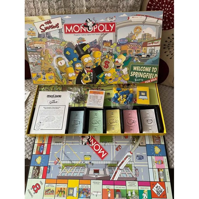 Monopoly The Simpsons Board Game | Based on Fox Series The Simpsons | Collectible Simpsons Merchandise
